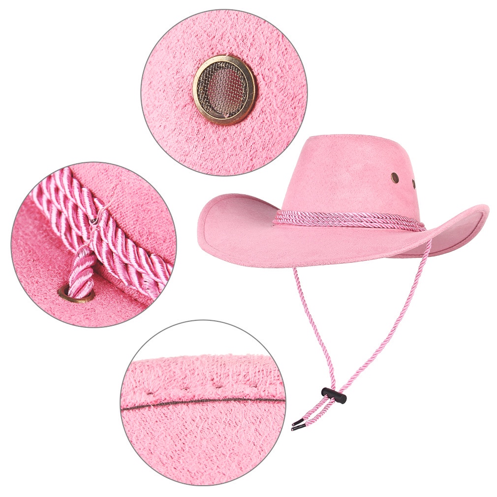 Mũ cao bồi phong cách phương tây cổ điển thời trang cá tính cho nam nữ