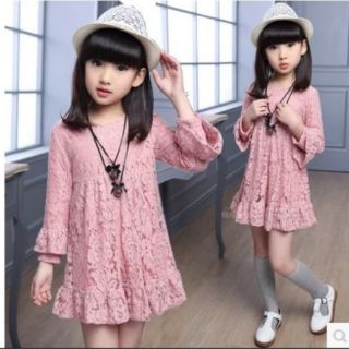 Đầm ren bé gái