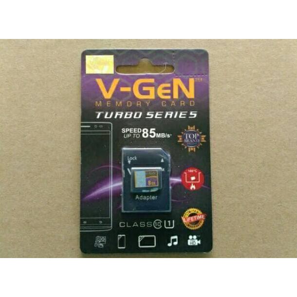 Thẻ Nhớ Micro Sd Class 10 V-Gen Turbo Series 8gb
