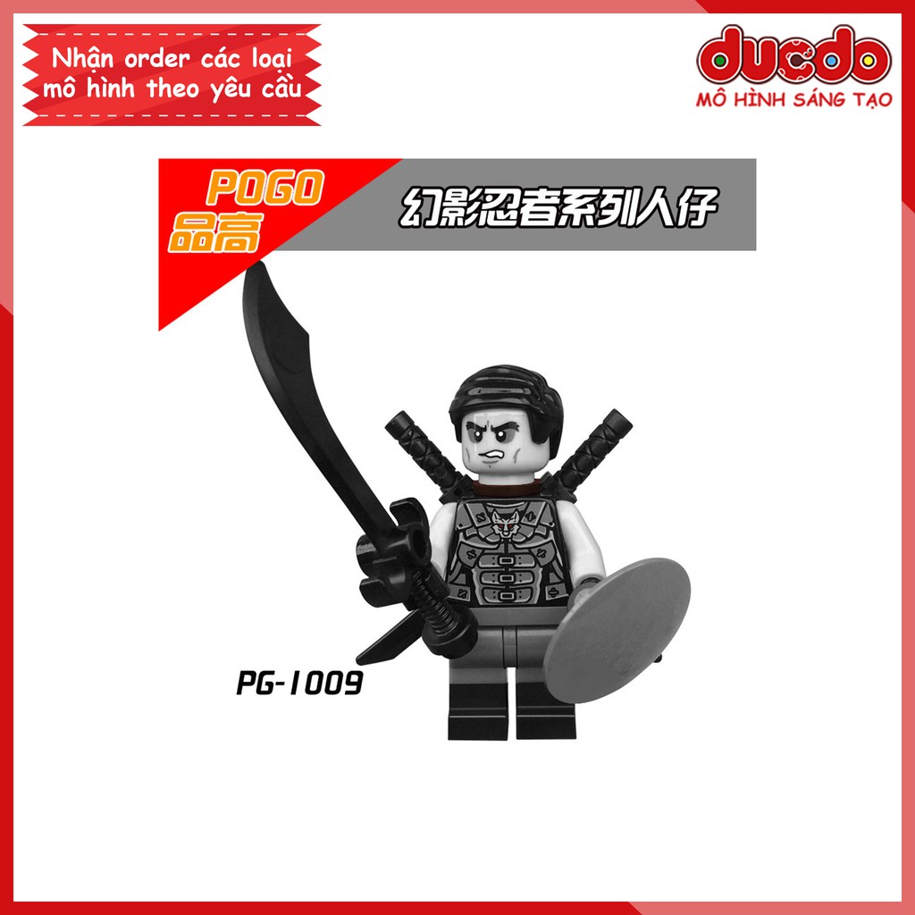 Minifigures xà tinh trong Ninjago tuyệt đẹp - Đồ chơi Lắp ghép Xếp hình Mini Ninja Mô hình Pogo PG8055