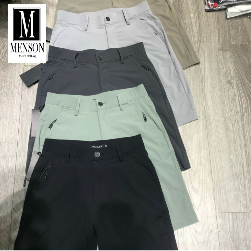 ⭐HÀNG LOẠI 1⭐Quần Short Nam Vải Thun Lạnh Cao Cấp Nhiều Màu - Quần Sooc Ngố Nam Cài Nút Chất Mát Mềm Mịn M510 | BigBuy360 - bigbuy360.vn