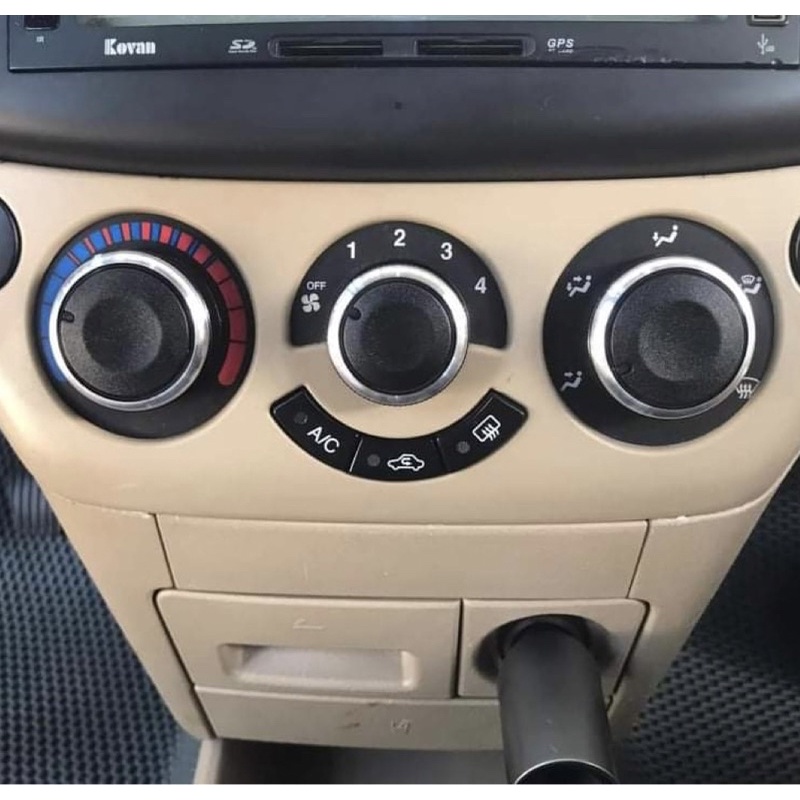 Bộ 3 Nút điều chỉnh máy lạnh điều hòa cho Daewoo Gentra - Chevrolet Aveo- Matiz- Spark