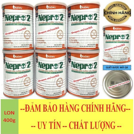 Sữa nepro 2 Hộp 400gr Date mới nhất