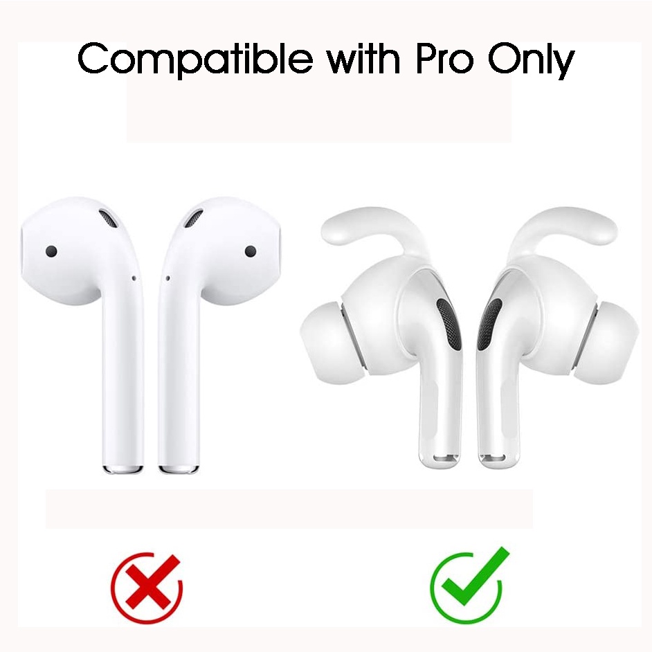 Vỏ bảo vệ silicon chống trượt Chống mất móc tai tương thích với AirPods Pro
