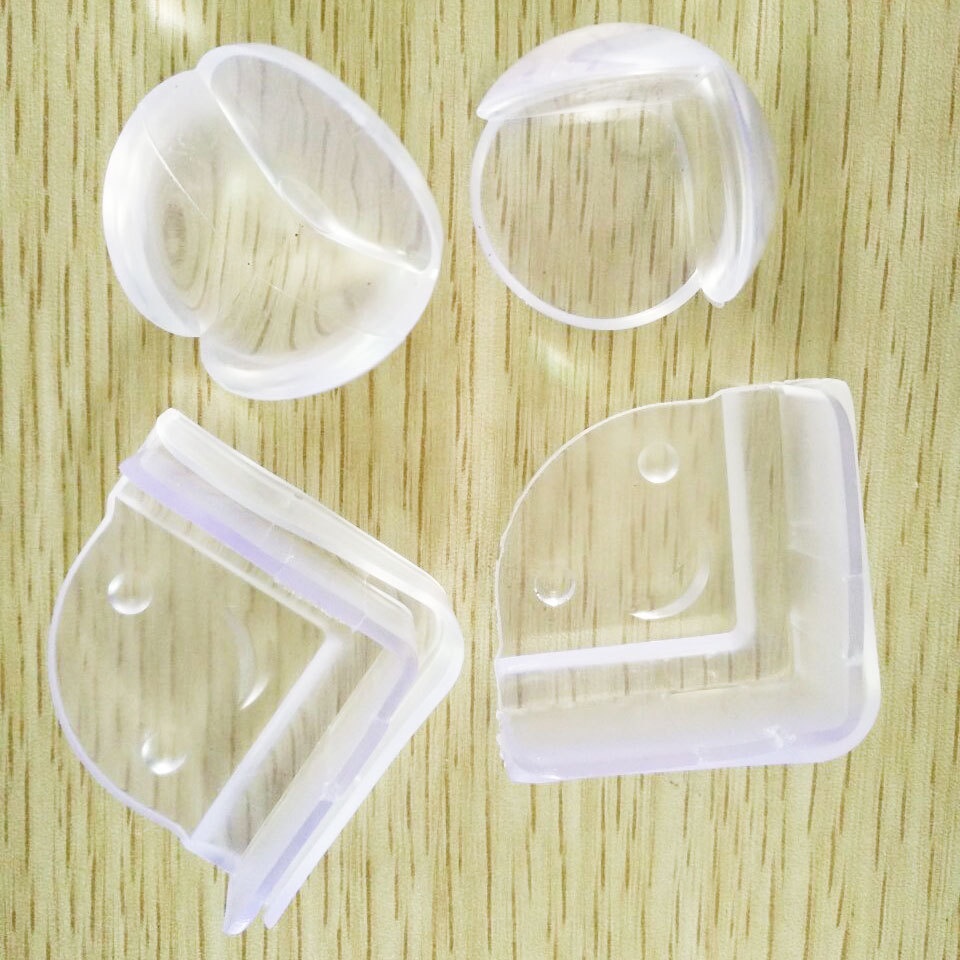 Bộ 4 miếng bọc góc bàn, tủ bàn,che cạnh bàn ,bọc góc tủ các góc cạnh, nẹp góc bằng nhựa dẻo trong suốt