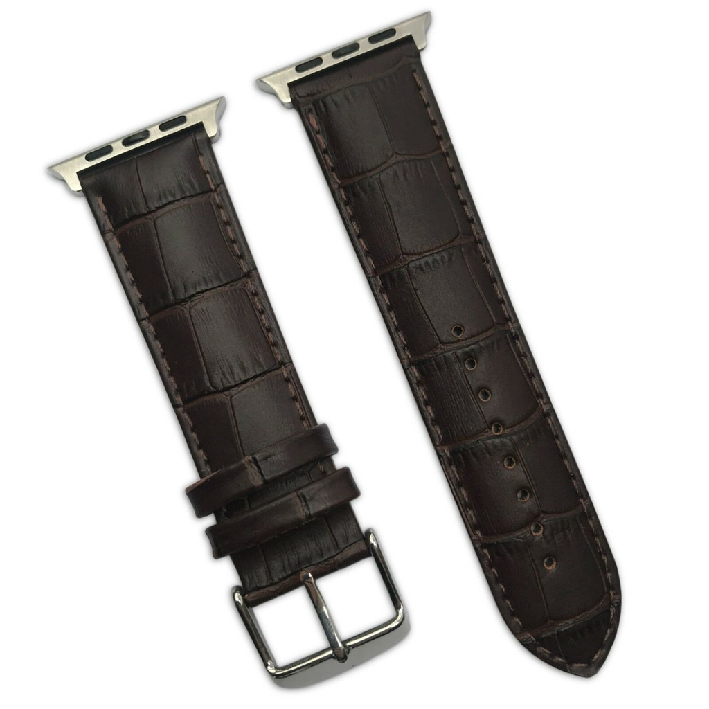Dây Đeo Bằng Da Cho Đồng Hồ Thông Minh Apple Watch Series 7/6/5/4/3/2/1 SE 41mm 45mm