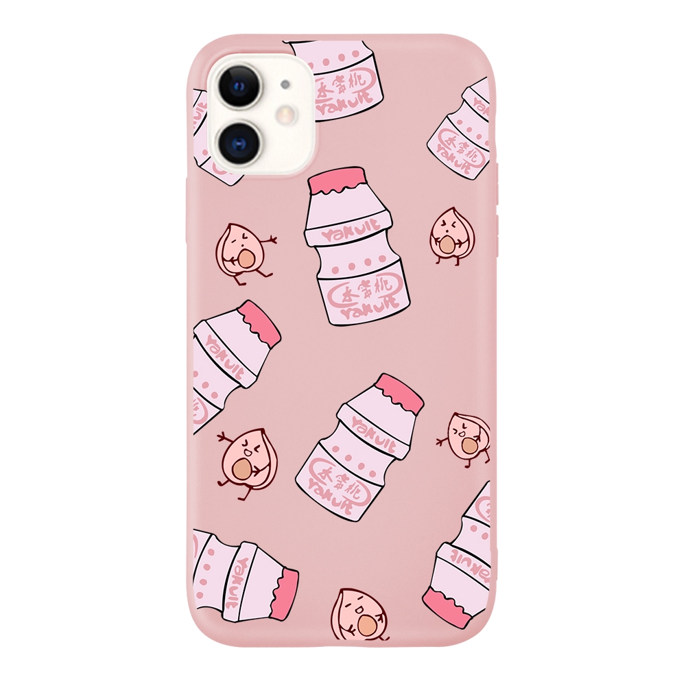 Ốp điện thoại silicone dạng nhám hình hộp sữa đáng yêu cho iPhone 6 6s 7 8 6plus 8plus XR X XS XSMax 11 11pro | BigBuy360 - bigbuy360.vn