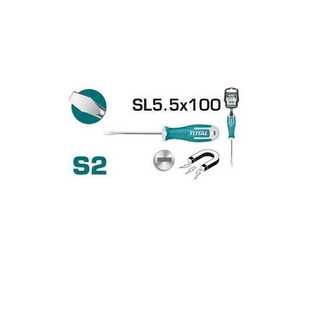 Tua vít dẹp total tht265100