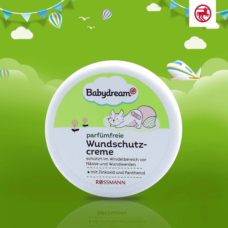 Kem Chống Hăm BABYDREAM Bảo Vệ Làn Da Nhạy Cảm Cho Bé Wundschutz-Creme 150ml