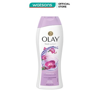 Sữa Tắm Olay Soothing Orchid & Blackcurrant Hương Hoa Lan Tím Quả Lý 650ml