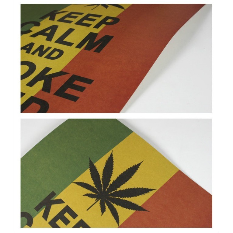 Miếng dán tường phối chữ phong cách reggae độc đáo ấn tượng | BigBuy360 - bigbuy360.vn