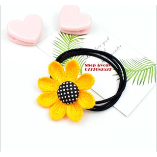 Combo 2 cột tóc hoa hướng dương