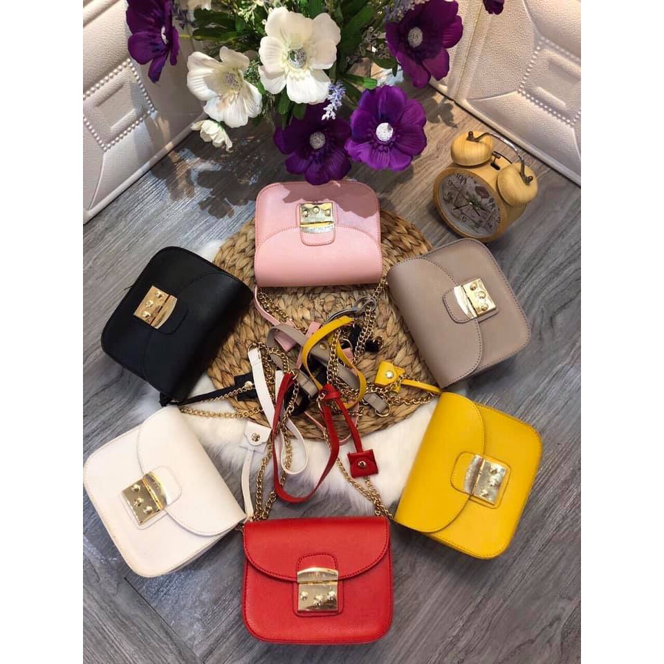 Túi Furla mini - FURLA DẠNG HỘP- SIZE 19CM