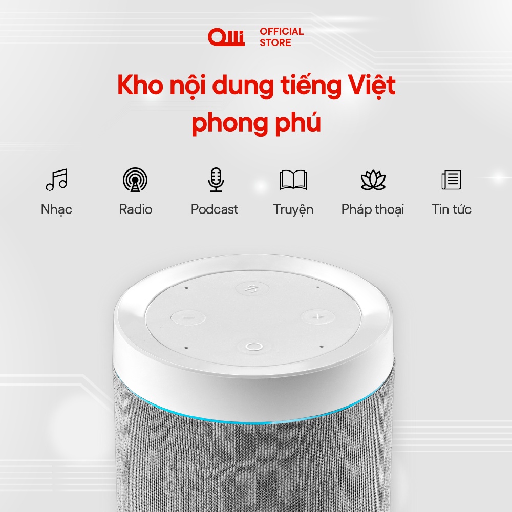 Loa thông minh OLLI MAIKA màu Xám Thời Thượng MK100B