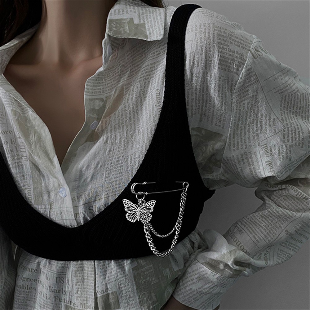 Ghim Trâm Cài Áo Hình Bướm Xinh Xắn Dành Cho Giới Trẻ