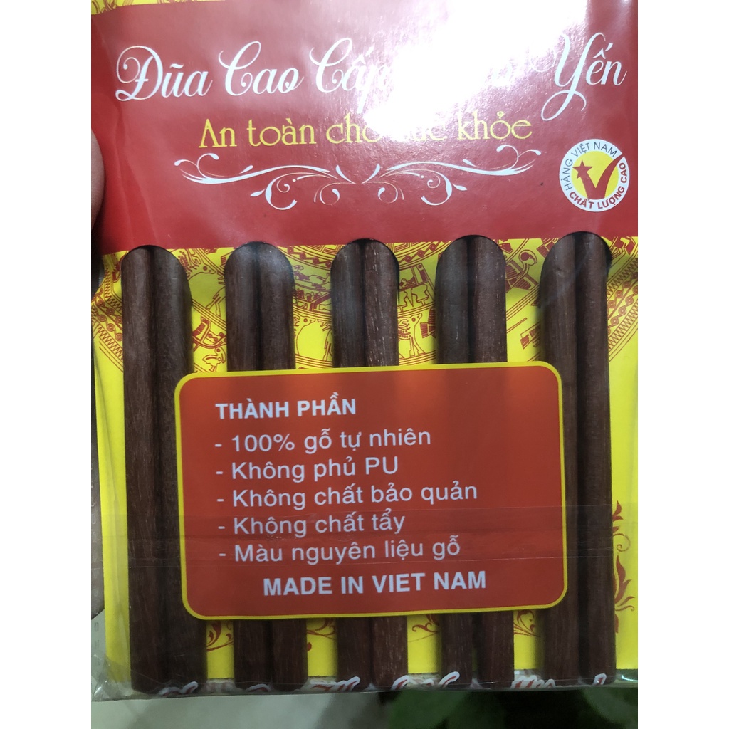 Đũa cẩm hàng lõi gỗ đẹp sạch an toàn
