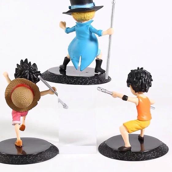 Mua Immediately ACE FIGURE ONE PIECE LUFFY ACE SABO THREE BROTHERS TOPER CAKE