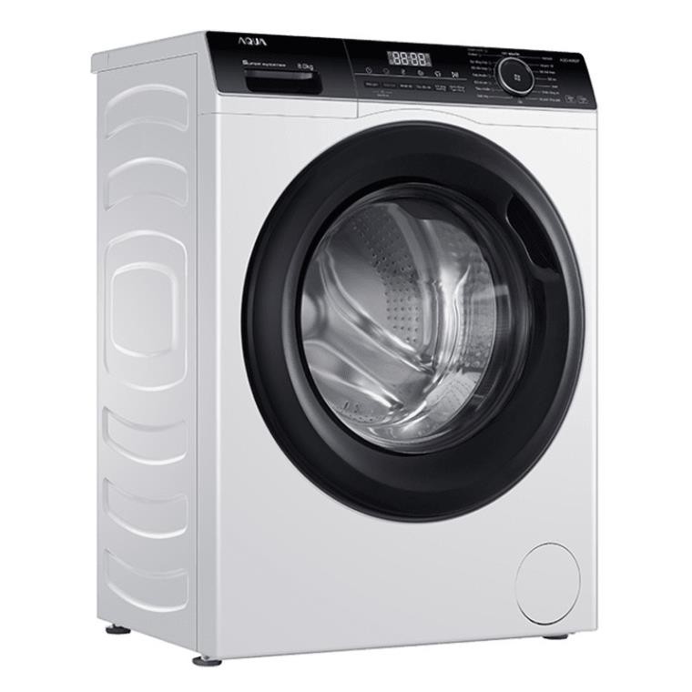 Máy giặt Aqua cửa ngang 9 kg màu bạc AQD-A900F(S) [ Miễn phí vận chuyển nội thành Hà Nội ]