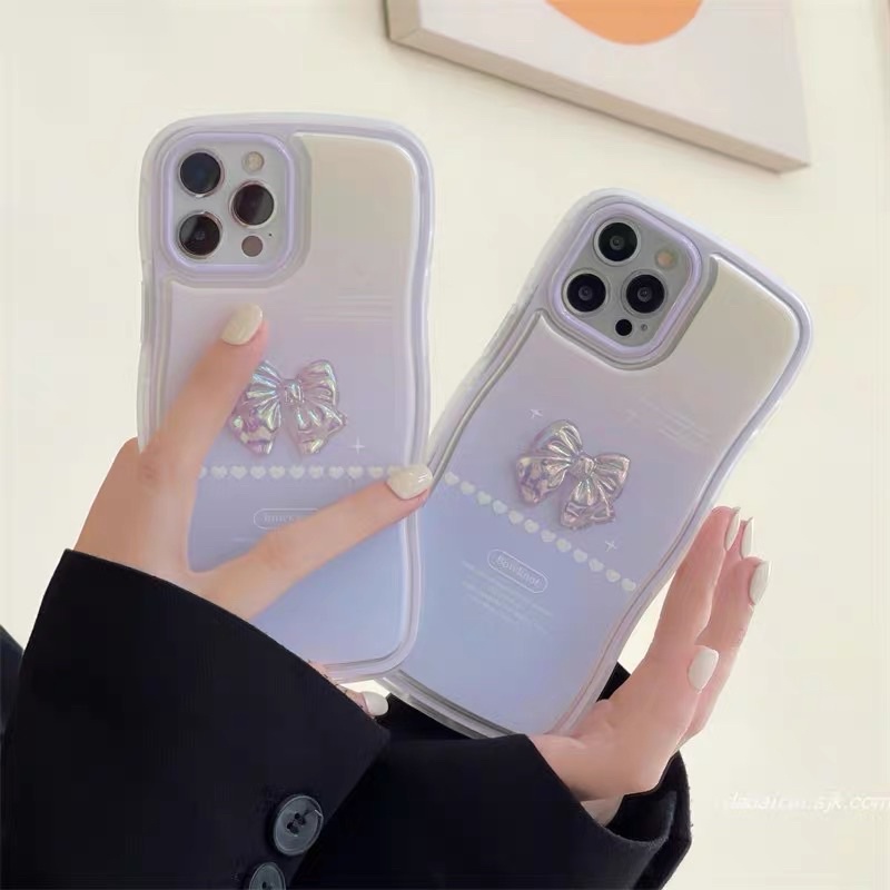 Ốp Điện Thoại Chống Sốc Lượng Sóng Họa Tiết Xinh Xắn Cho iPhone 13 12 11 Pro max XR XS max 7PLUS
