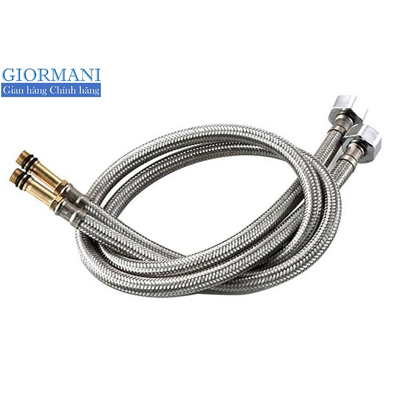 Bộ 02 dây cấp nước nóng lạnh inox SUS304  GIORMANI