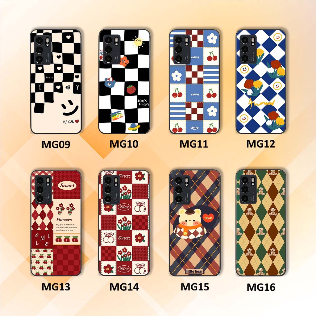 Ốp Oppo Reno6 / Reno6 Z 5G / Reno 6 họa tiết hoa, gấu thời trang, ốp dẻo bền đẹp