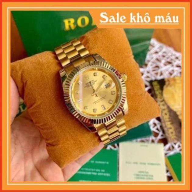 [Siêu Phẩm] Đồng hồ nam rolex dây đặc thép không rỉ không bay màu - MTP-STORE