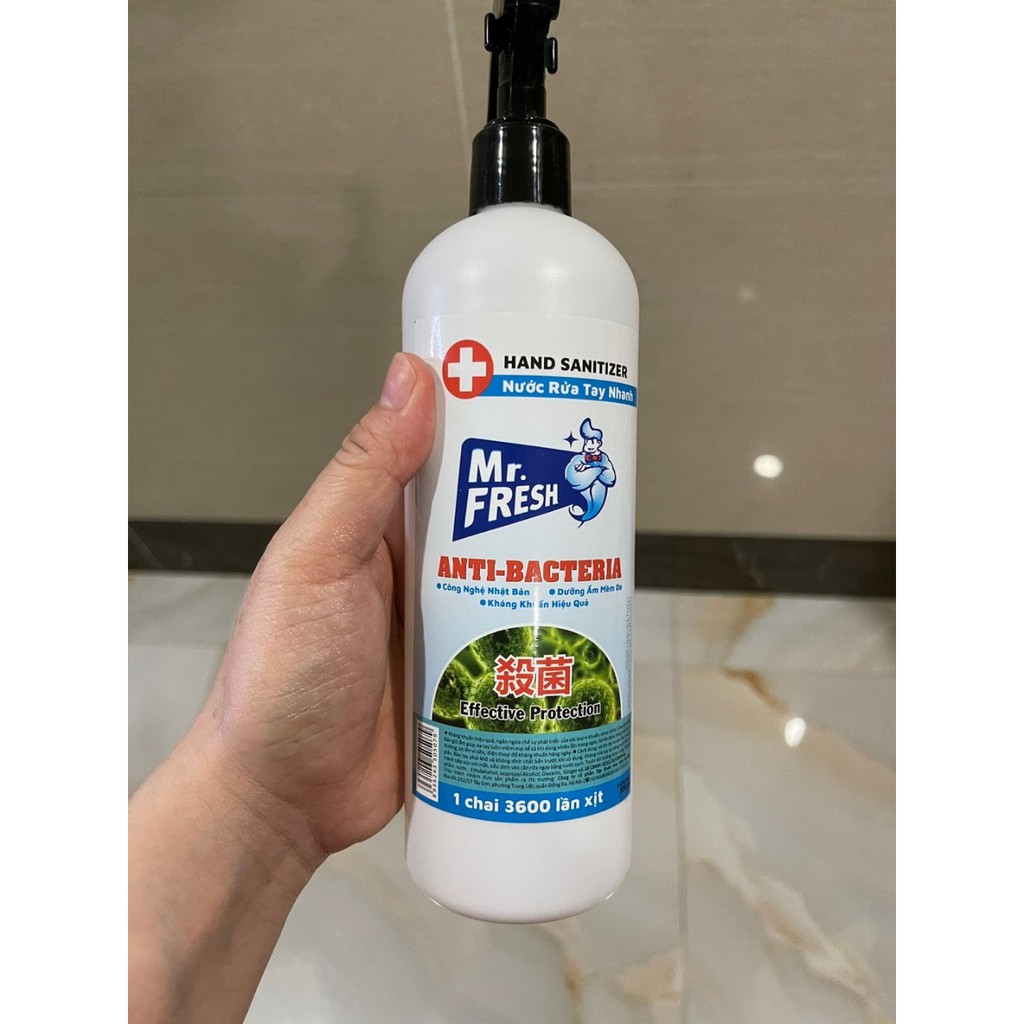 Chai xịt rửa tay nhanh/ khô  đa năng Mr. Fresh 500ml - 3600 lần xịt | BigBuy360 - bigbuy360.vn