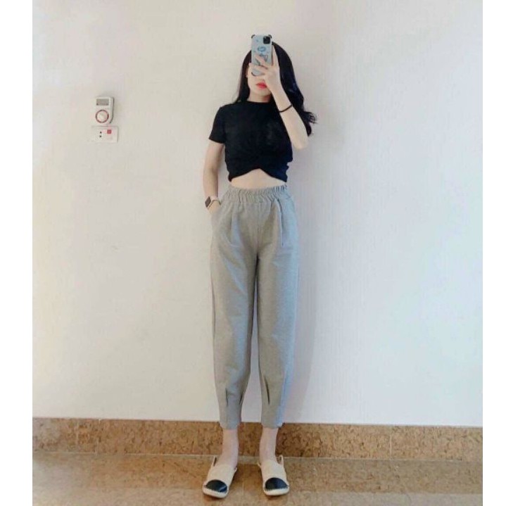 Lenkapas - Quần baggy kaki thun co giãn cực đã