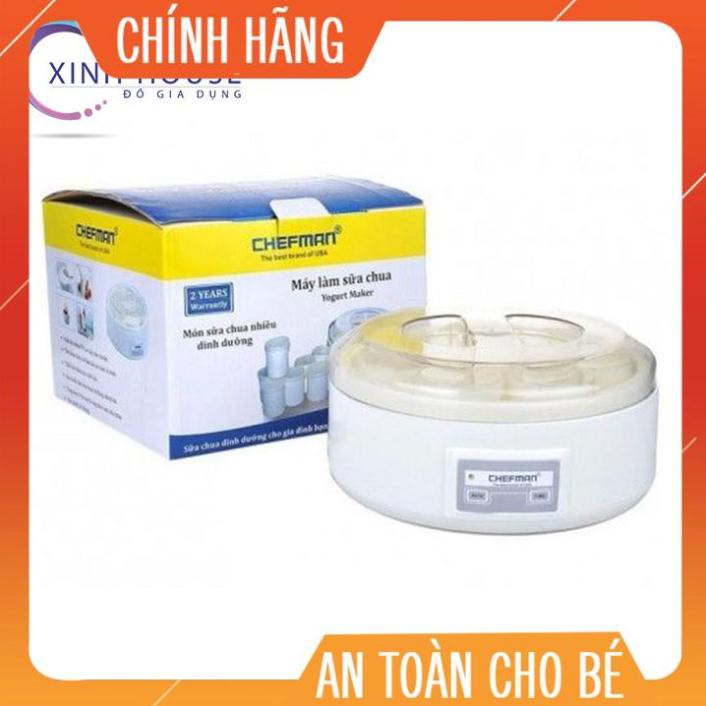 {FREE SHIP - HÀNG CAO CẤP}  MÁY LÀM SỮA CHUA 8 CỐC NHỰA Chefman