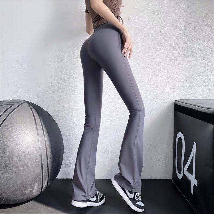Quần dài tập yoga lưng cao thoáng mát gợi cảm