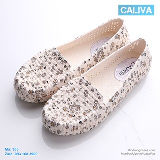 Giày mọi nhựa nữ in hoa Graphic - 305