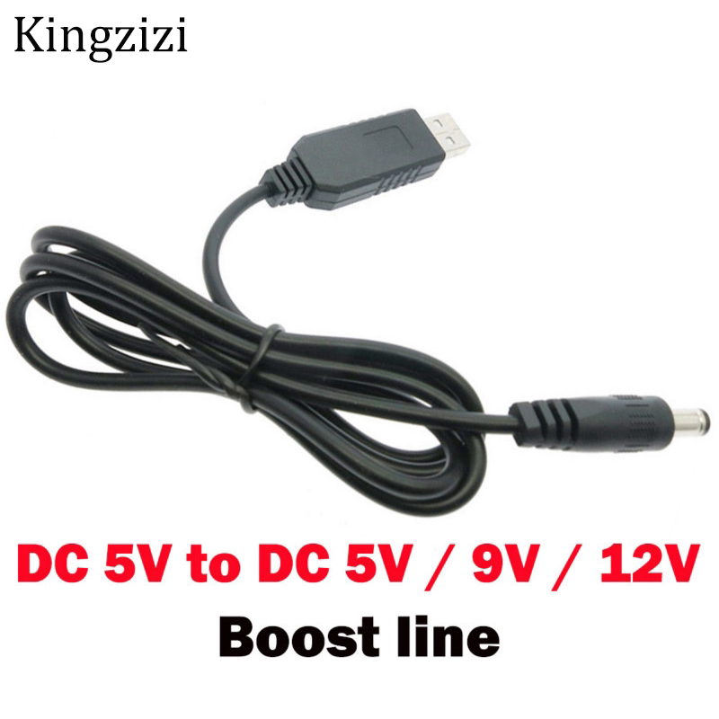 Dây cáp chuyển đổi mô đun USB DC 5V sang DC 5V 9V 12V phích 2.1*5.5mm