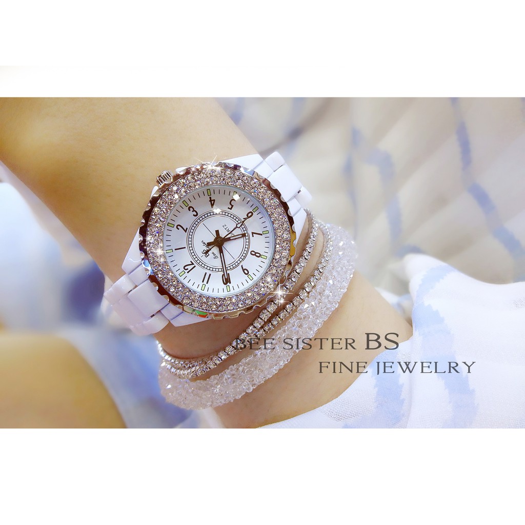 Đồng Hồ Nữ BEESITER 0280 Dây Nhựa Cao Cấp Chính Hãng