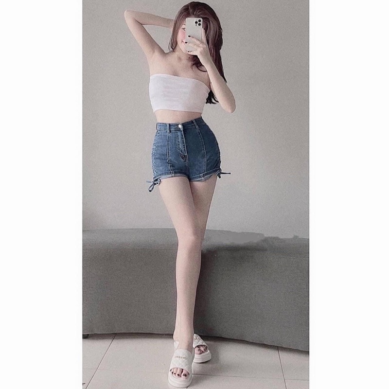 Short jean rút co giãn mạnh 3m