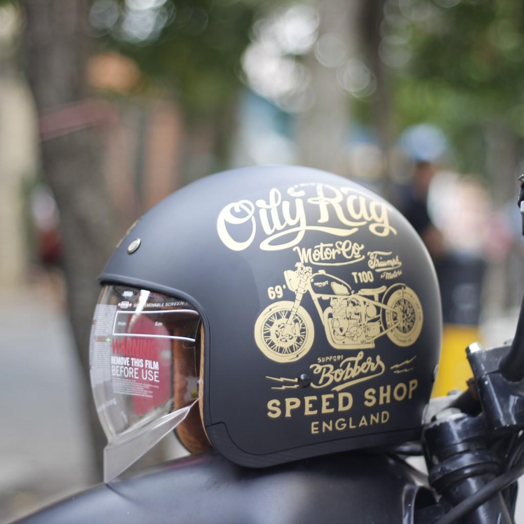 [Chính hãng] Nón bảo hiểm kính âm Royal M139 V5 đen (tặng balo rút)