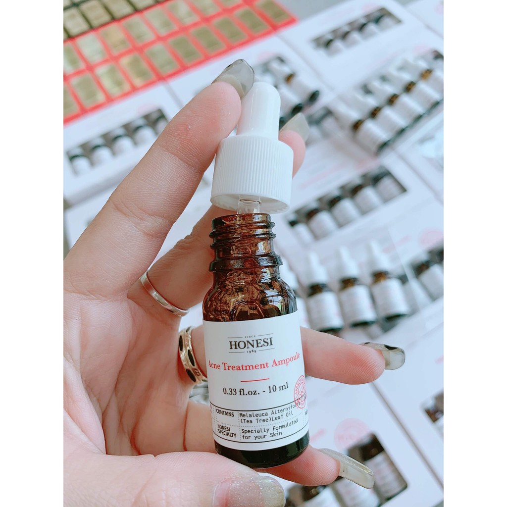 Sét Serum Giảm Mụn Nhanh Lành Tính HONESI Acne Treatment Ampoule (10ml x 5 lọ) - Hàn Quốc BONGSHOPAUTHENTIC | BigBuy360 - bigbuy360.vn
