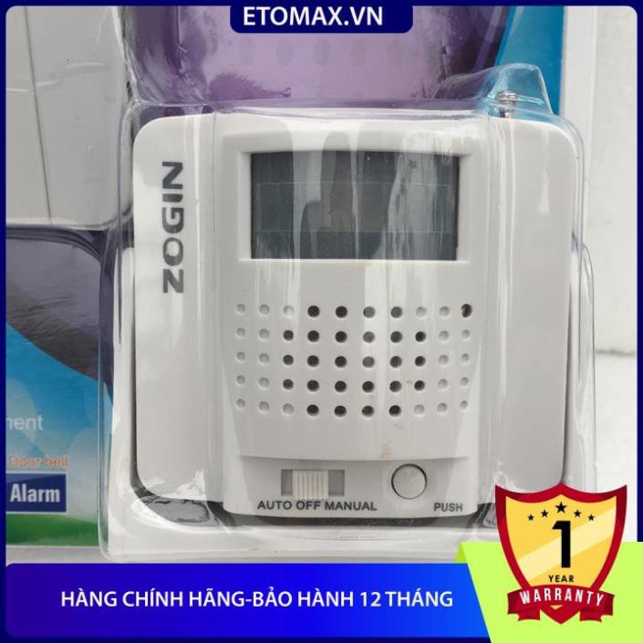 [Hàng chính hãng-Bảo hành 12 tháng] Chuông báo khách chống trộm ZOGIN