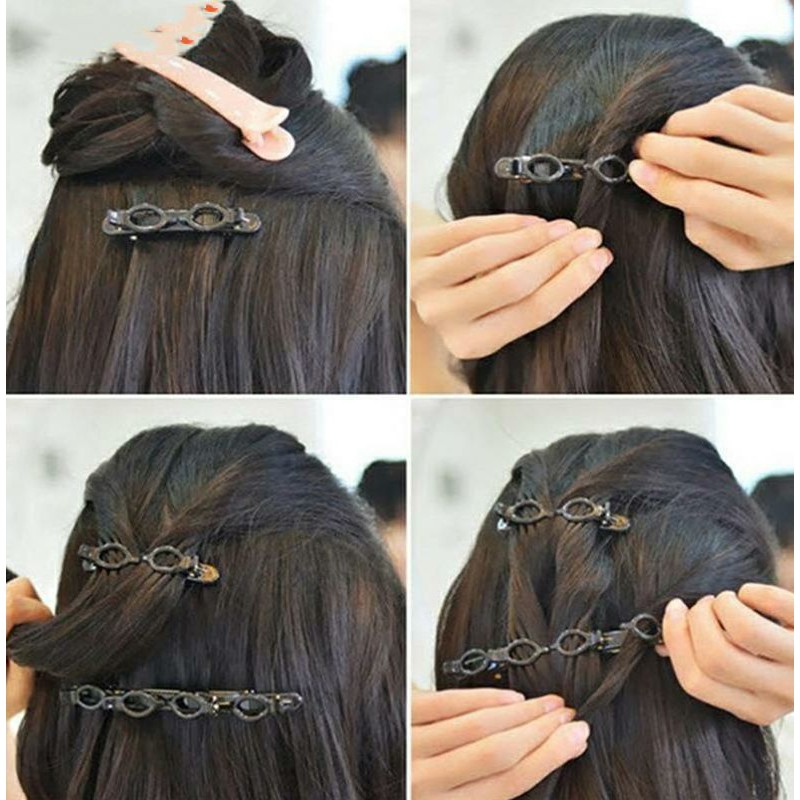 Kẹp tóc tạo kiểu thác nước cực kì dễ thương