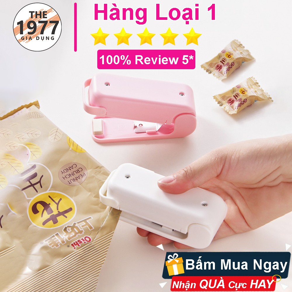 Máy Hàn Miệng Túi Cầm Tay Mini Đóng Gói Thực Phẩm, Máy Hàn Miệng Túi Nilon Cầm Tay Giúp Bảo Quản Thực Phẩm Cực Tốt