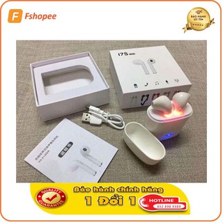 Bluetooth Tai Nghe I7S Nghe 2 Tai : Không Dây - Nhỏ Gọn Kèm Đốc Sạc 3 In 1