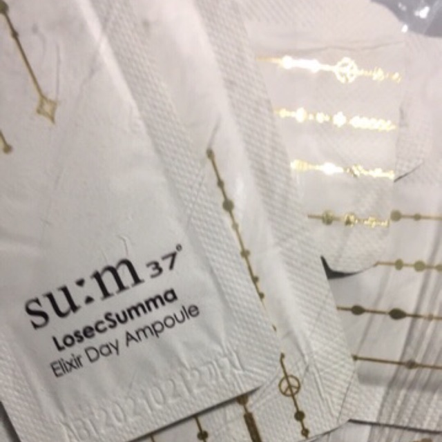 combo 10 gói sample tinh chất vàng su:m37