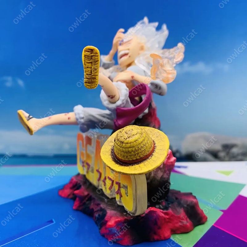 Mô Hình Nhân Vật One Piece Gear 5 Luffy  Nika Fruit Awakening VS Kaidou 10cm Monkey D Luffy PVC Figure Wano Version Gear Fifth Wanokuni Anime Onepiece Straw Hat Pirate