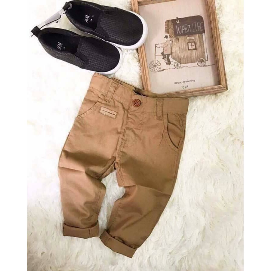 Quần kaki bé trai xuất dư