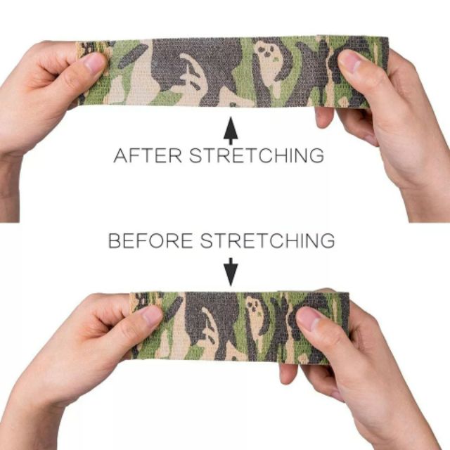 Băng Keo Ngụy Trang Vải tự dính
Bọc dụng Cụ Ngoài Trời Quân Sự Chiến Thuật EDC Survival 5*450 cm C01