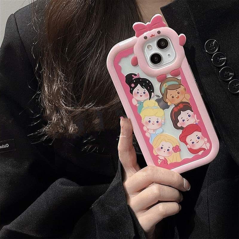 Ốp Điện Thoại Mềm In Hình Công Chúa Escape 13 Dễ Thương Cho iPhone 11 12promax 7 8P