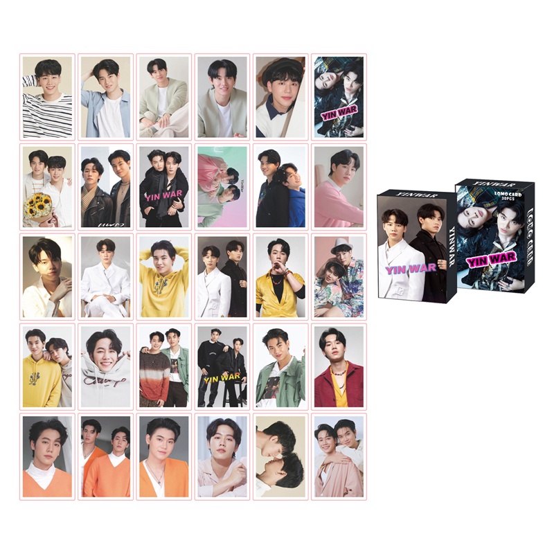 Hộp 30 Thẻ Ảnh Lomo Hình Thần Tượng Win Mewgulf EN OF Lovenew YINWAR
