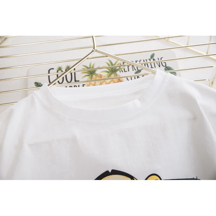 Short sleeve t-shirt set + summer fashion shorts for boys