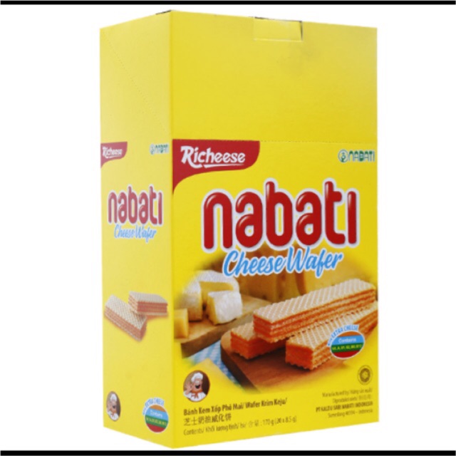 Bánh xốp Nabati Kem Phô Mai gói 170g