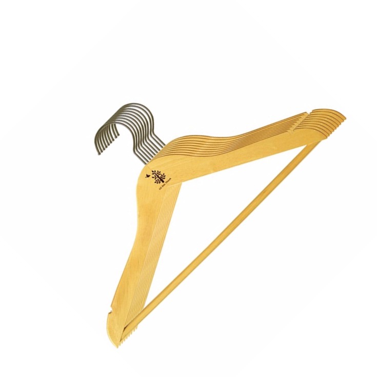 Bộ 10 cái máng áo thẳng dài GỖ ĐỨC THÀNH 08311
