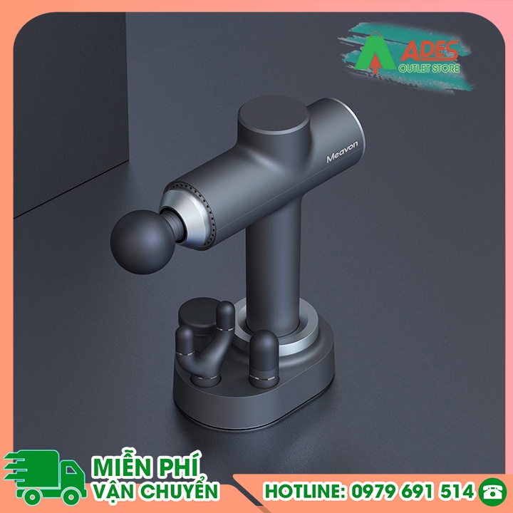 Súng massage trị liệu đau nhức giảm căng cơ XIAOMI MEAVON FASCIA GUN - Model MV-FG-0308 - Hàng Chính Hãng